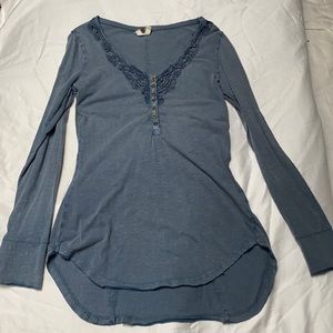Dusty Blue Free people knit